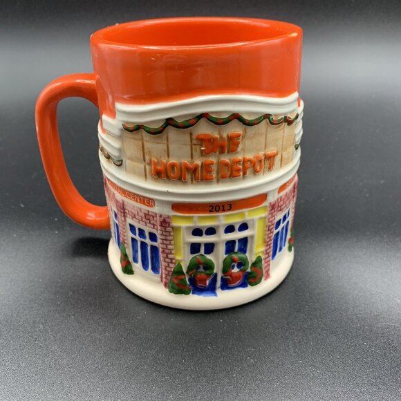 The Home Depot Coffee Mug 19oz Mr. Christmas Ceramic 2013 Holiday Christmas - Picture 1 of 8